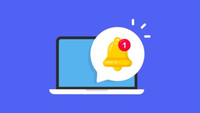 system notifications